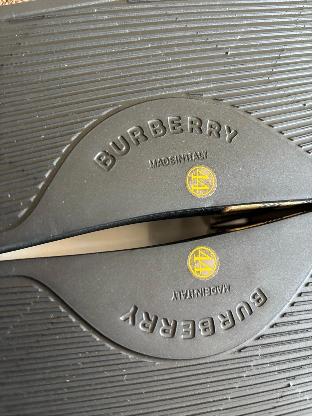 Burberry image depicts